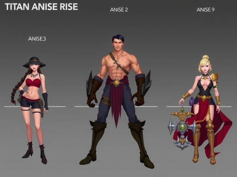 Main Characters of Titan Anise Rise Titan Anise Rise Character Lineup